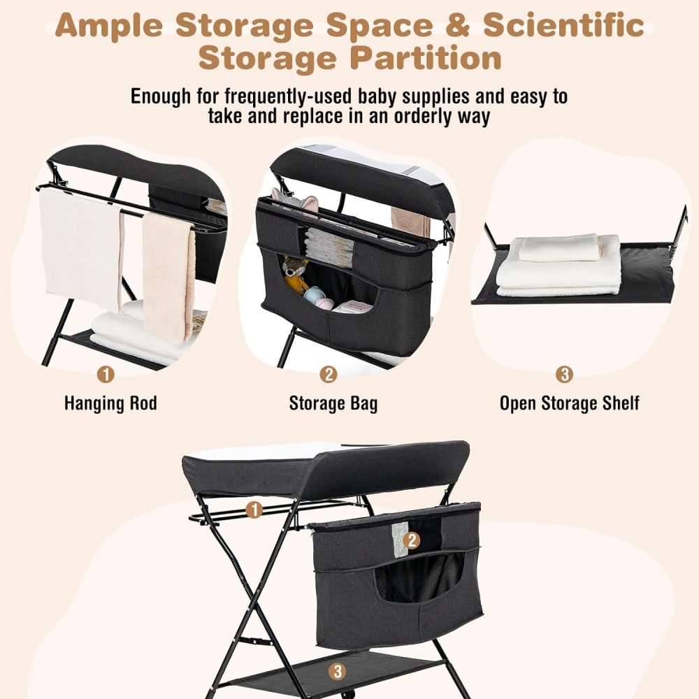 Maxmass Folding Baby Changing Table - Image 5