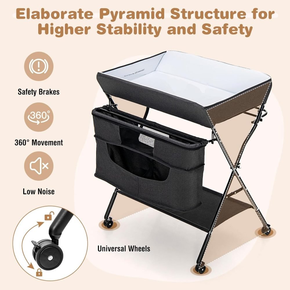 Maxmass Folding Baby Changing Table - Image 9