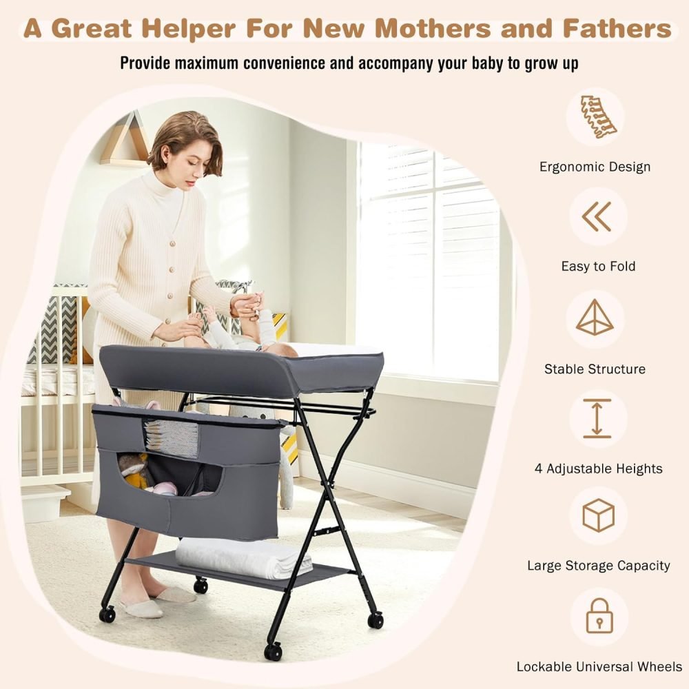 Maxmass Folding Baby Changing Table - Image 13