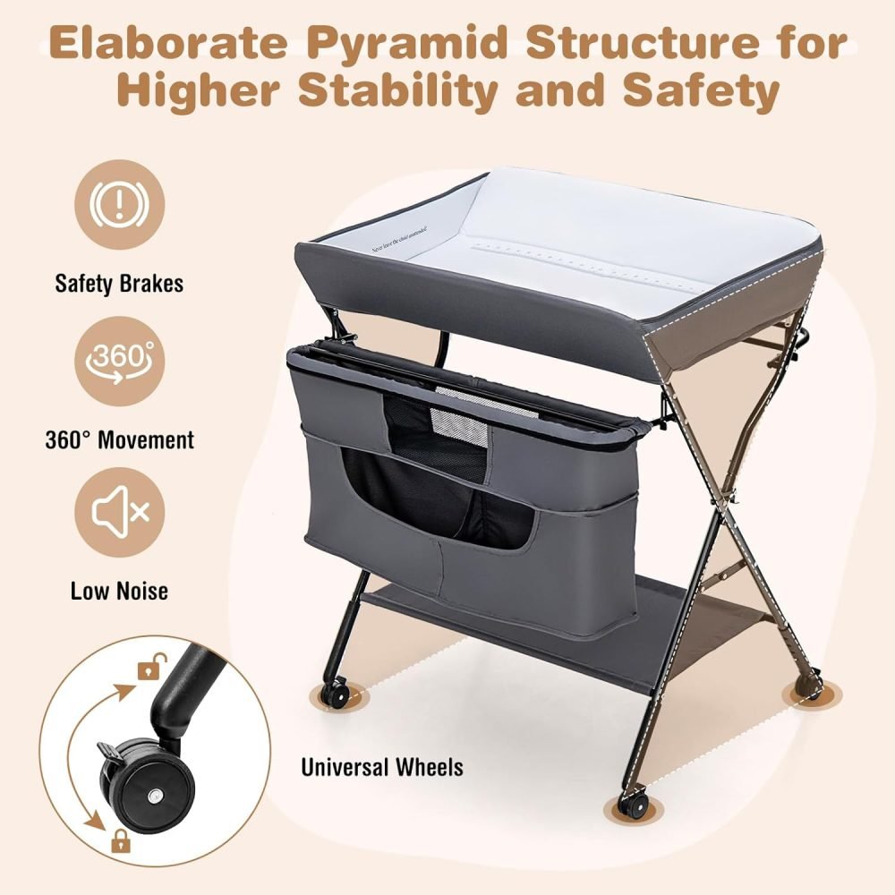 Maxmass Folding Baby Changing Table - Image 18