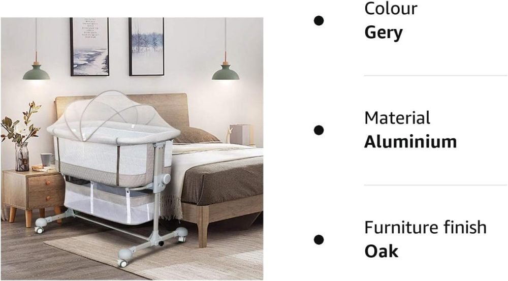 Maydolly Bedside Sleeper Bedside Crib - Image 9