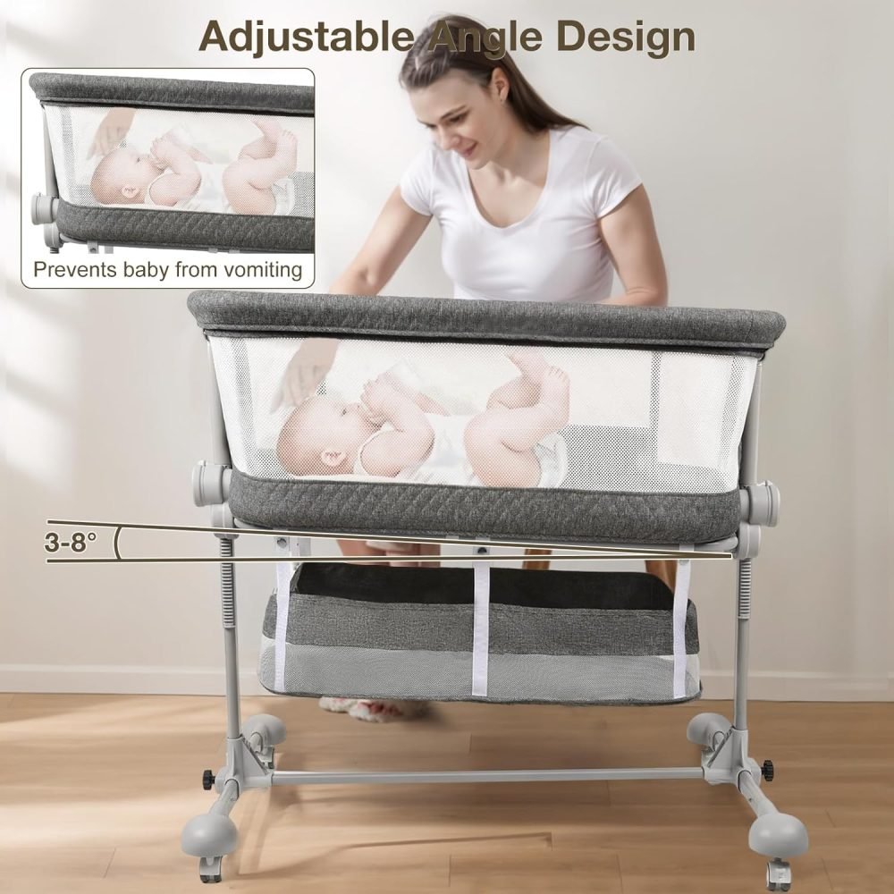 Maydolly Bedside Sleeper Bedside Crib - Image 12