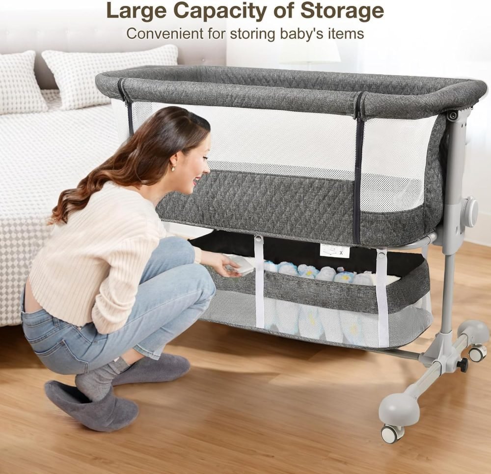 Maydolly Bedside Sleeper Bedside Crib - Image 13