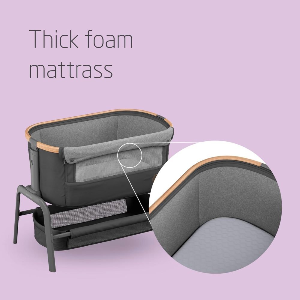 Maxi-Cosi Iora Co Sleeper Crib, Foldable Baby Bedside Crib, 0–6 Months - Image 4