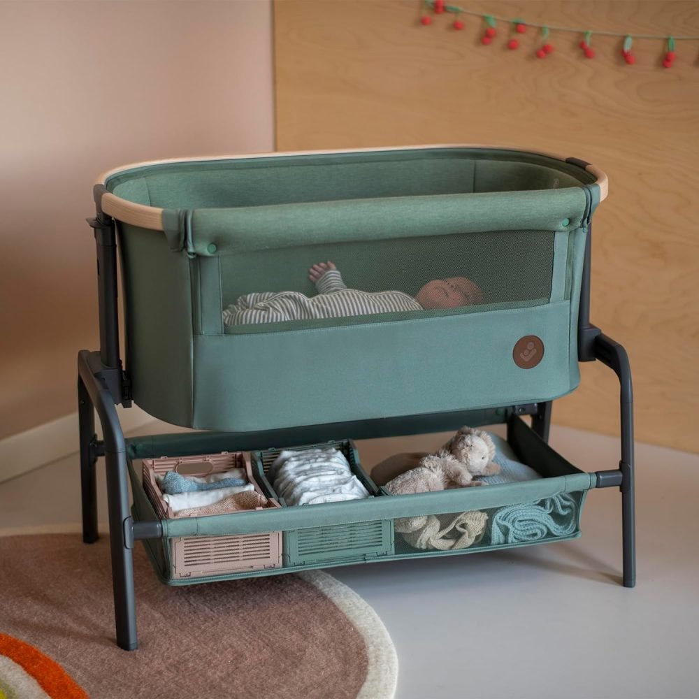 Maxi-Cosi Iora Co Sleeper Crib, Foldable Baby Bedside Crib, 0–6 Months - Image 9