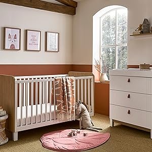 Also available is a dresser which offers ample storage for your babys essentials. 