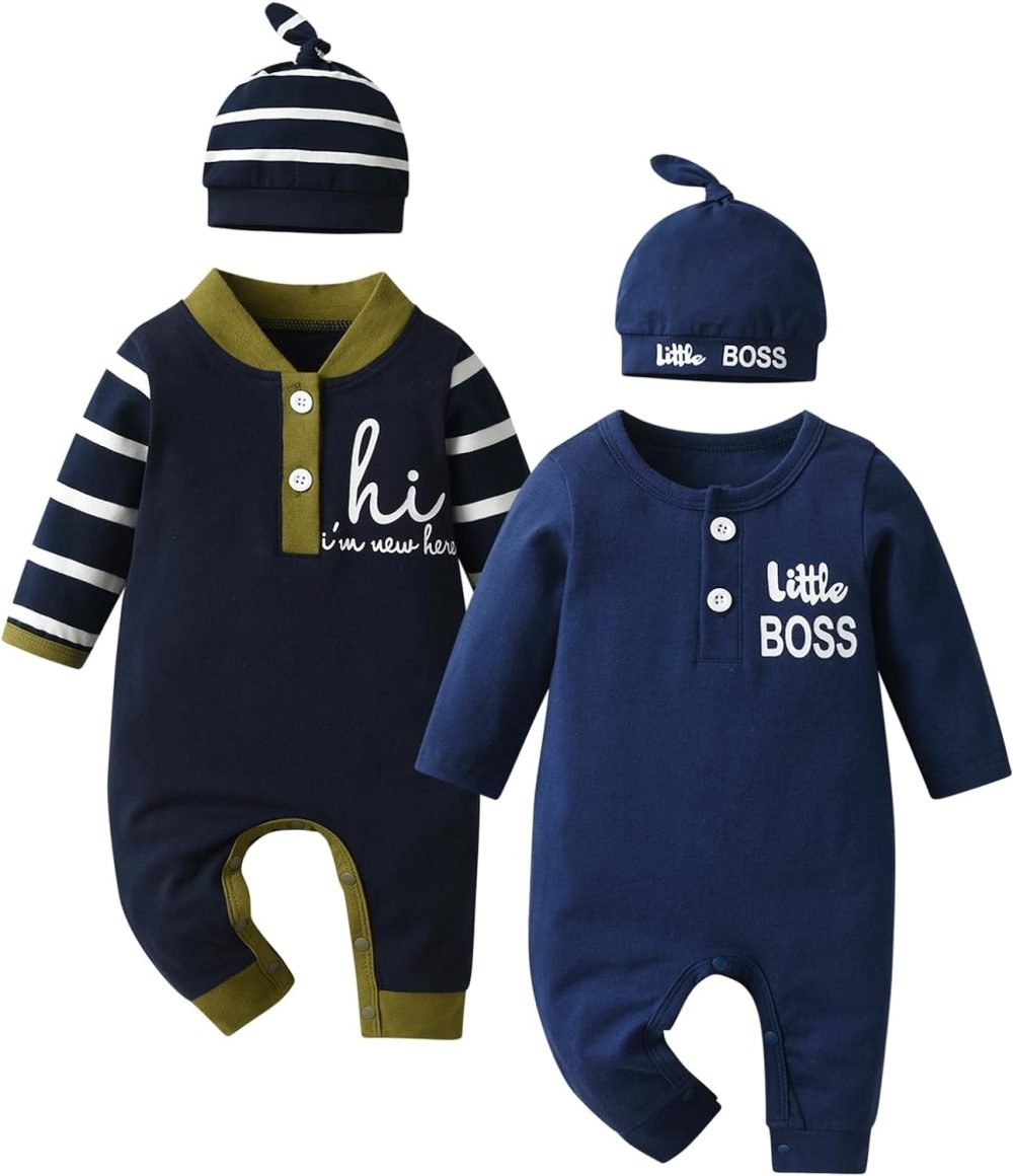 Tearfuty Newborn Baby Boy Rompers