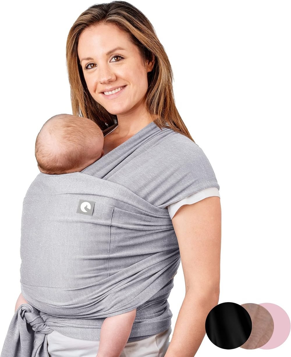 Baby Sling Wrap with Large Front Pocket - Image 9