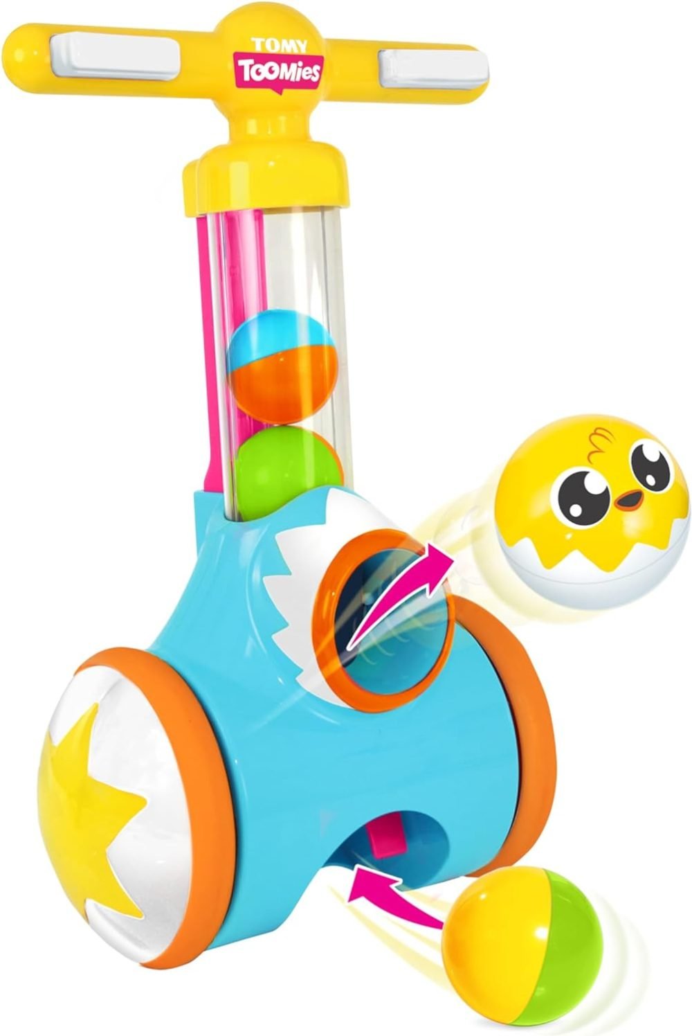 TOMY Toomies Pic and Pop Push Along Baby Toy