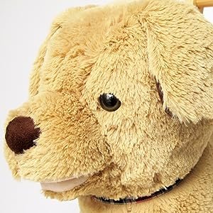 Close up image showing quality fabrics on dog baby walker