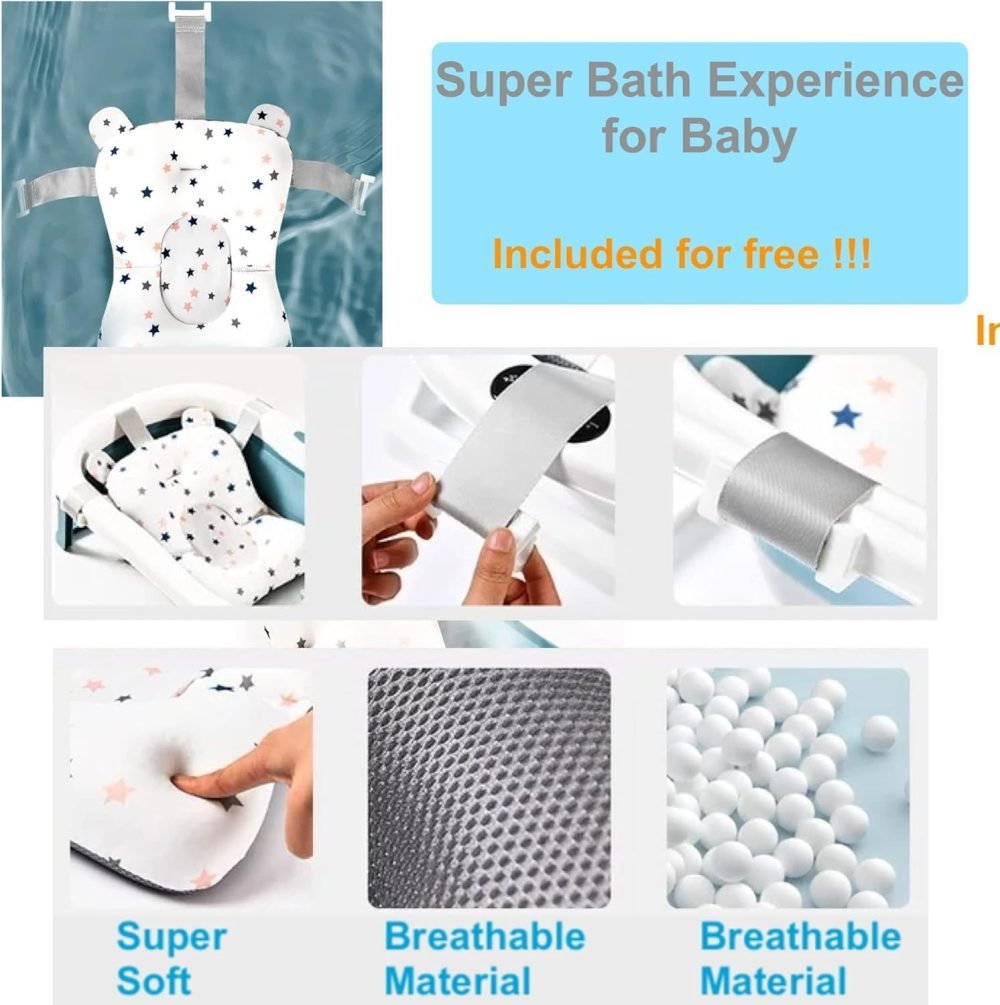 GoBuyer Ltd Baby Bath Tub for Toddler Kids Infant - Image 8