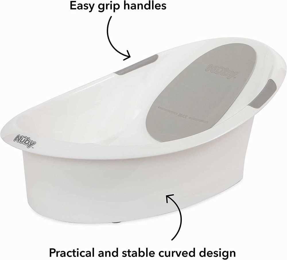 Nuby Newborn Baby Bath with Built in Anti-Slip Support - Image 2