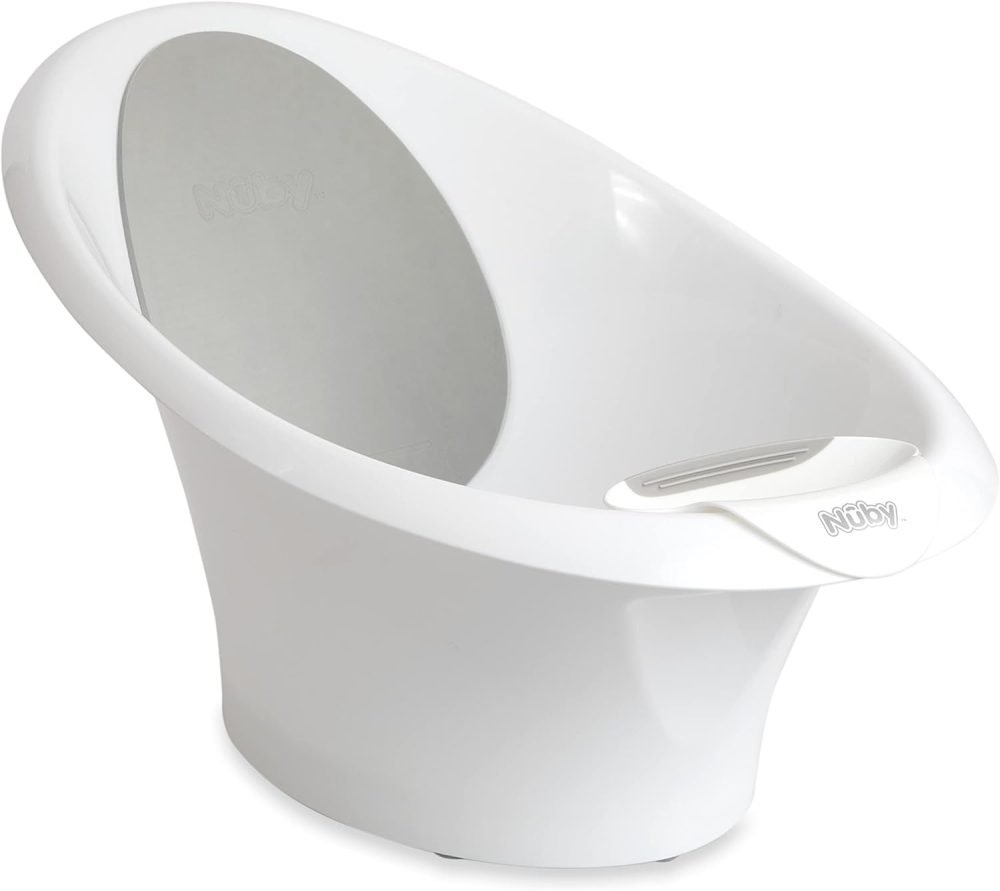 Nuby Newborn Baby Bath with Built in Anti-Slip Support - Image 8