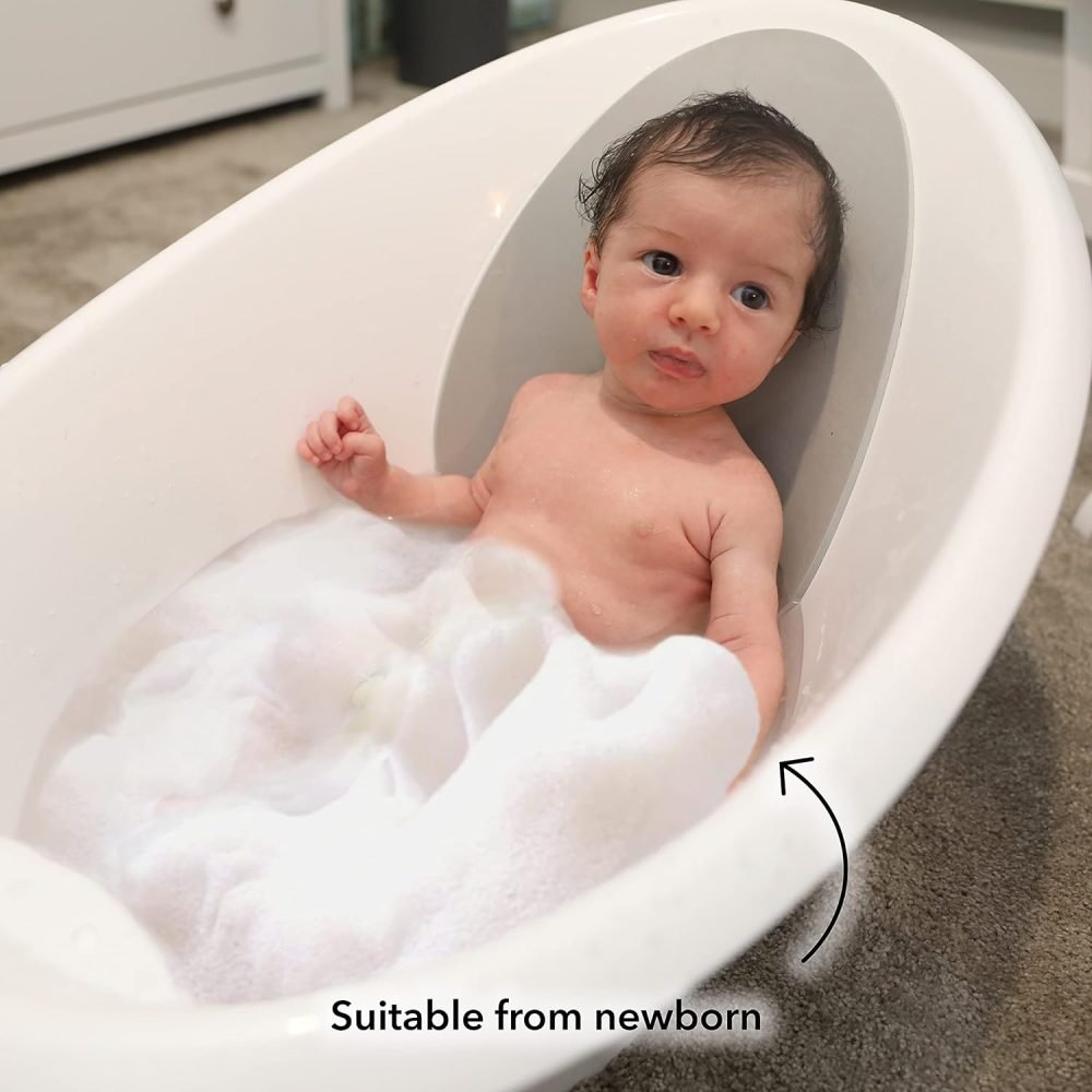 Nuby Newborn Baby Bath with Built in Anti-Slip Support - Image 11