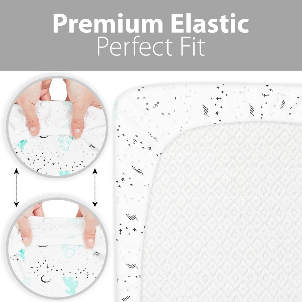 Moses Basket Sheets Set 3 Pack - Image 3