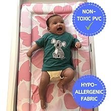 babycurls baby changin mat wipe clean