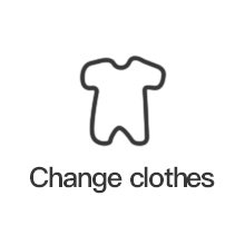 changing clothes
