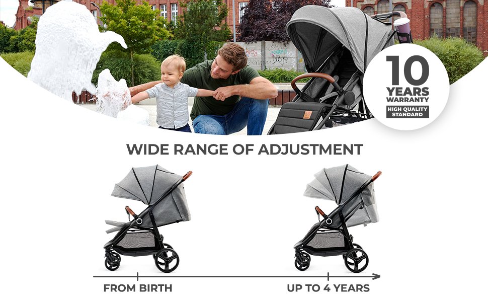 Kinderkraft GRANDE PLUS Stroller pushchair
