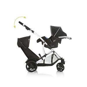 Hauck Duett 2 Double Pushchair in Black