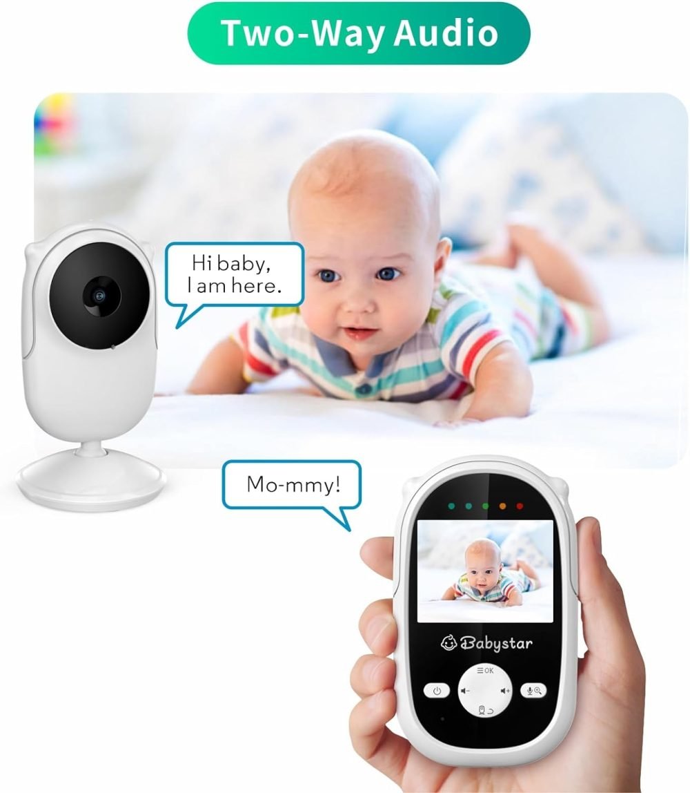 Babystar Baby Monitor with Camera and Night Vision - Image 2