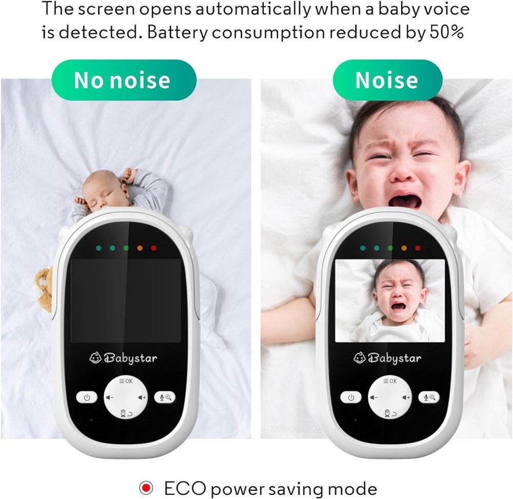 Babystar Baby Monitor with Camera and Night Vision - Image 6