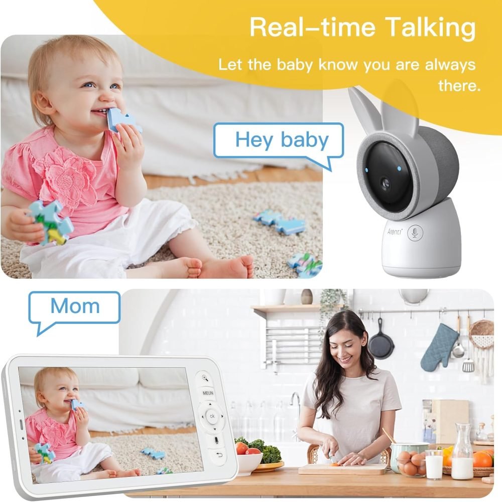 ARENTI Baby Monitor with Camera and Night Vision - Image 15