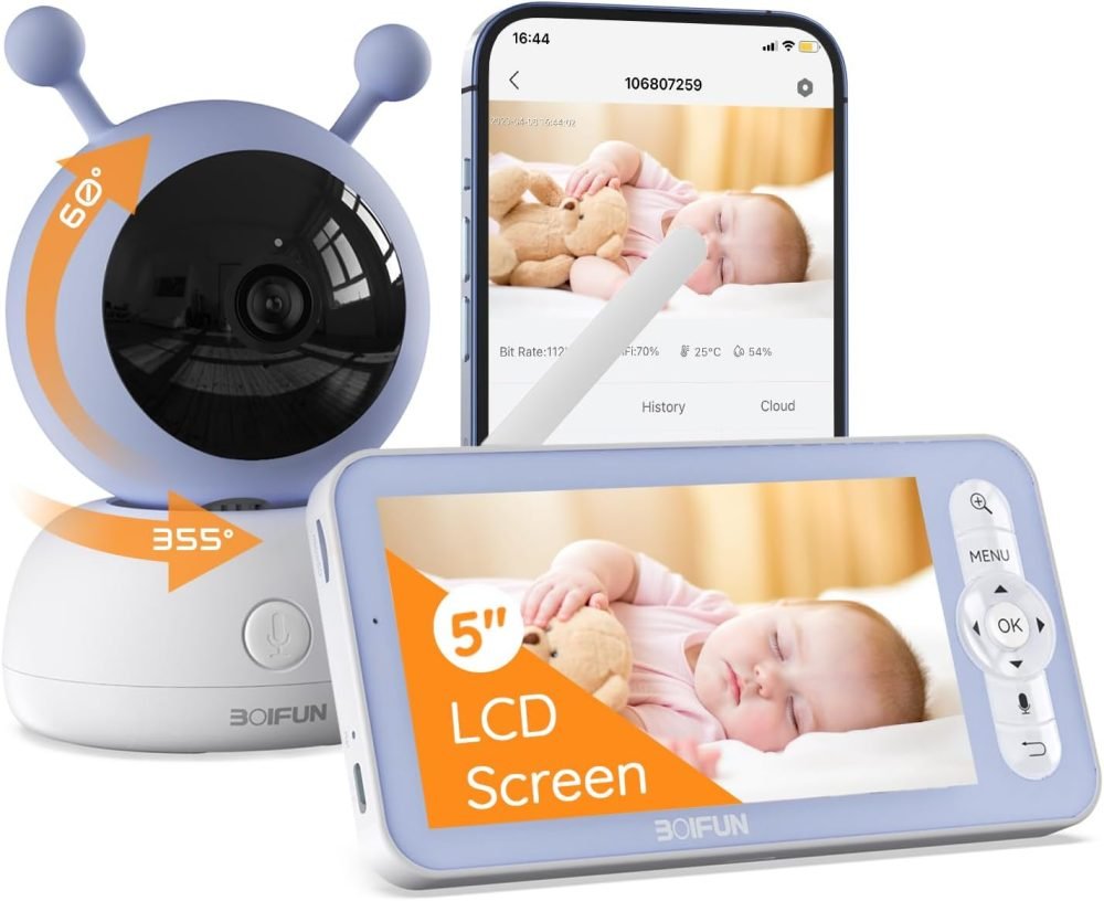 BOIFUN Wifi Video Baby Monitor Camera