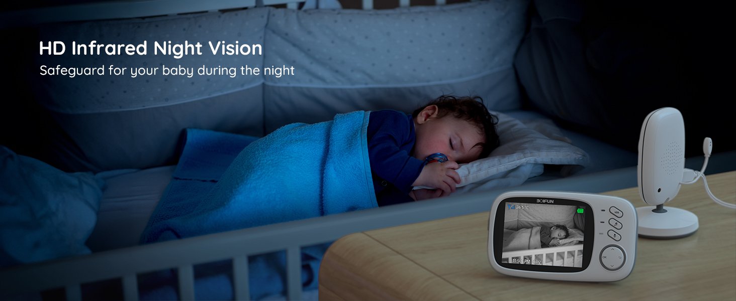 baby monitor with camera and night vision