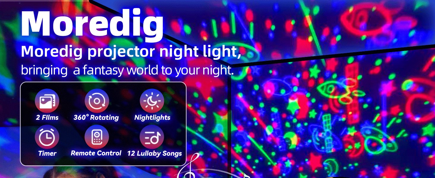 Kids Night Light Projector