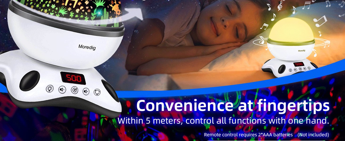 12 Music Rotating Night Light Projector