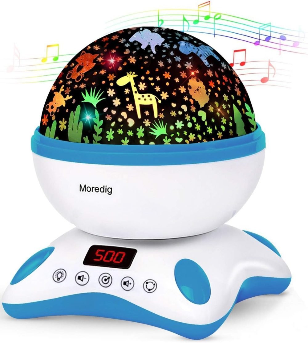 Night Light Kids Projector with 12 Music and Timer
