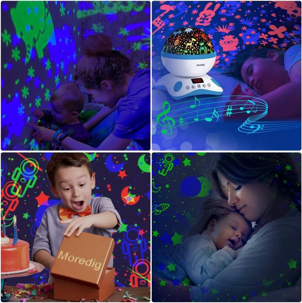 Night Light Kids Projector with 12 Music and Timer - Image 9