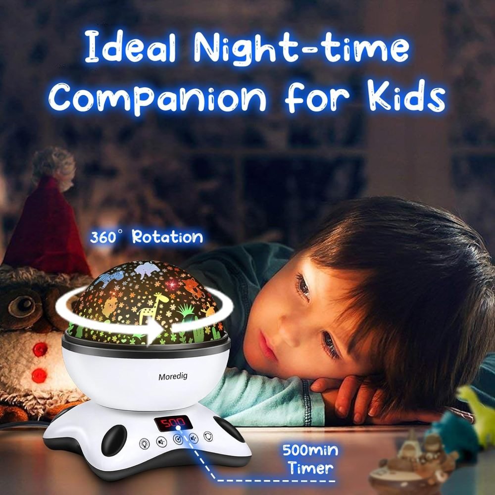 Night Light Kids Projector with 12 Music and Timer - Image 23