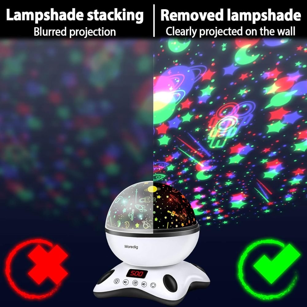Night Light Kids Projector with 12 Music and Timer - Image 26