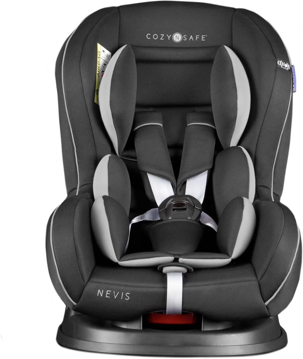 Cozy N Safe Nevis Group 0+/1 (Birth - 4 Years, 0-18kg) Reclining Car Seat - Grey - Image 2