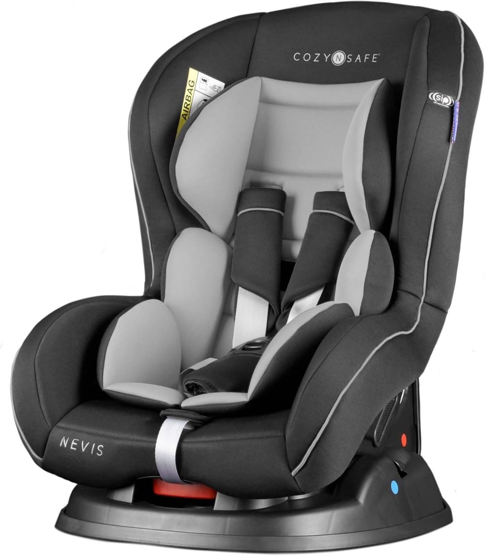 Cozy N Safe Nevis Group 0+/1 (Birth - 4 Years, 0-18kg) Reclining Car Seat - Grey - Image 4