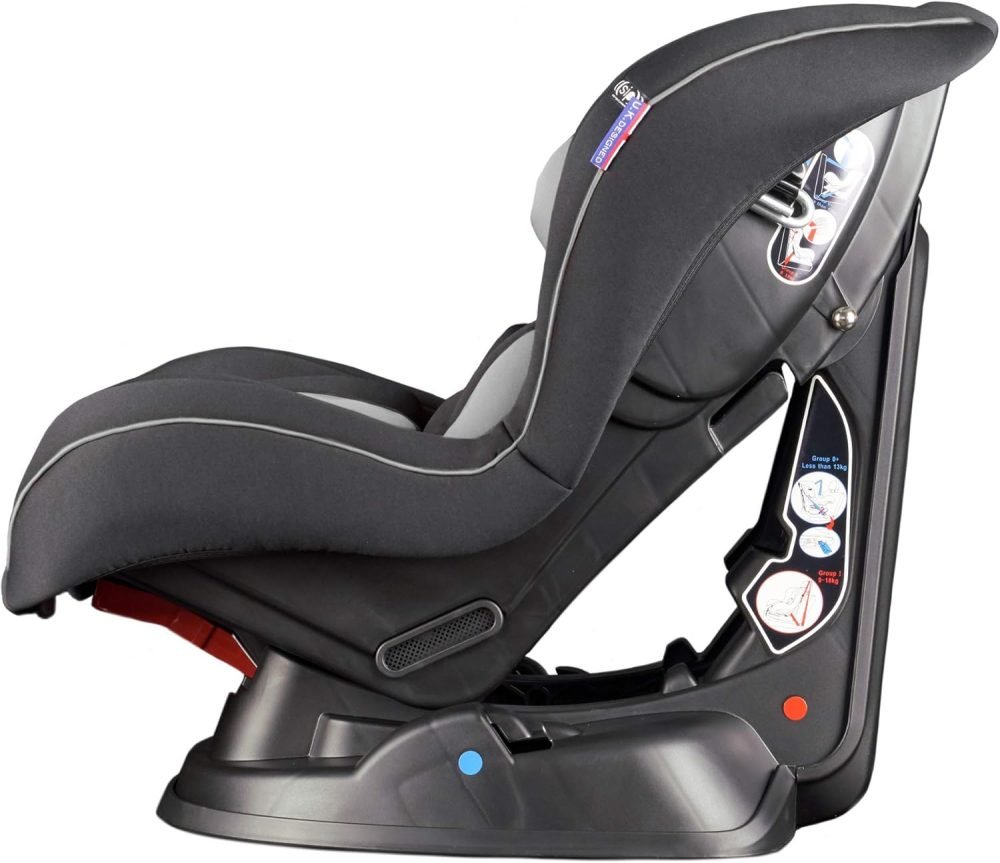 Cozy N Safe Nevis Group 0+/1 (Birth - 4 Years, 0-18kg) Reclining Car Seat - Grey - Image 7