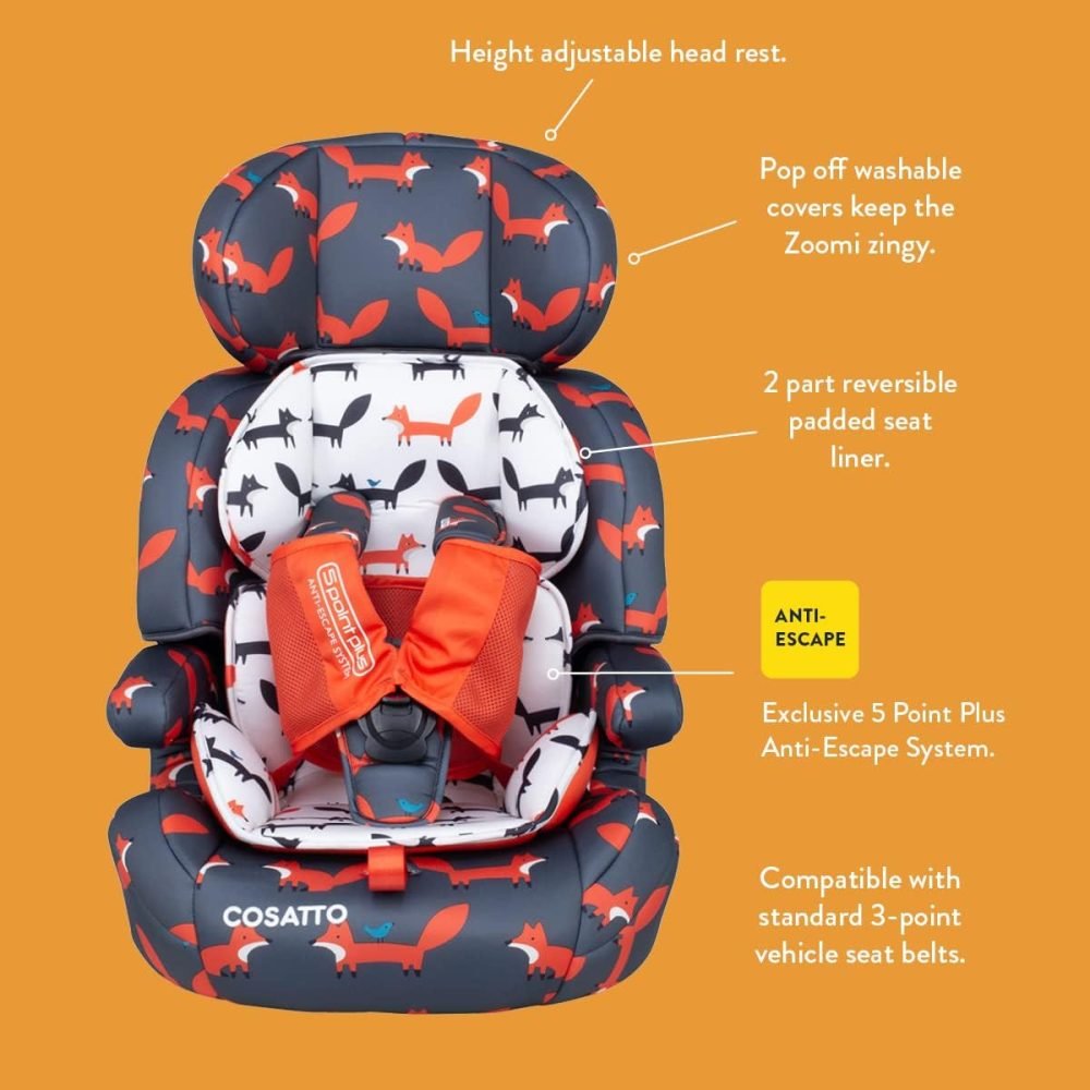 Baby Car Seat Cosatto Zoomi 9 Months-12 years - Image 2