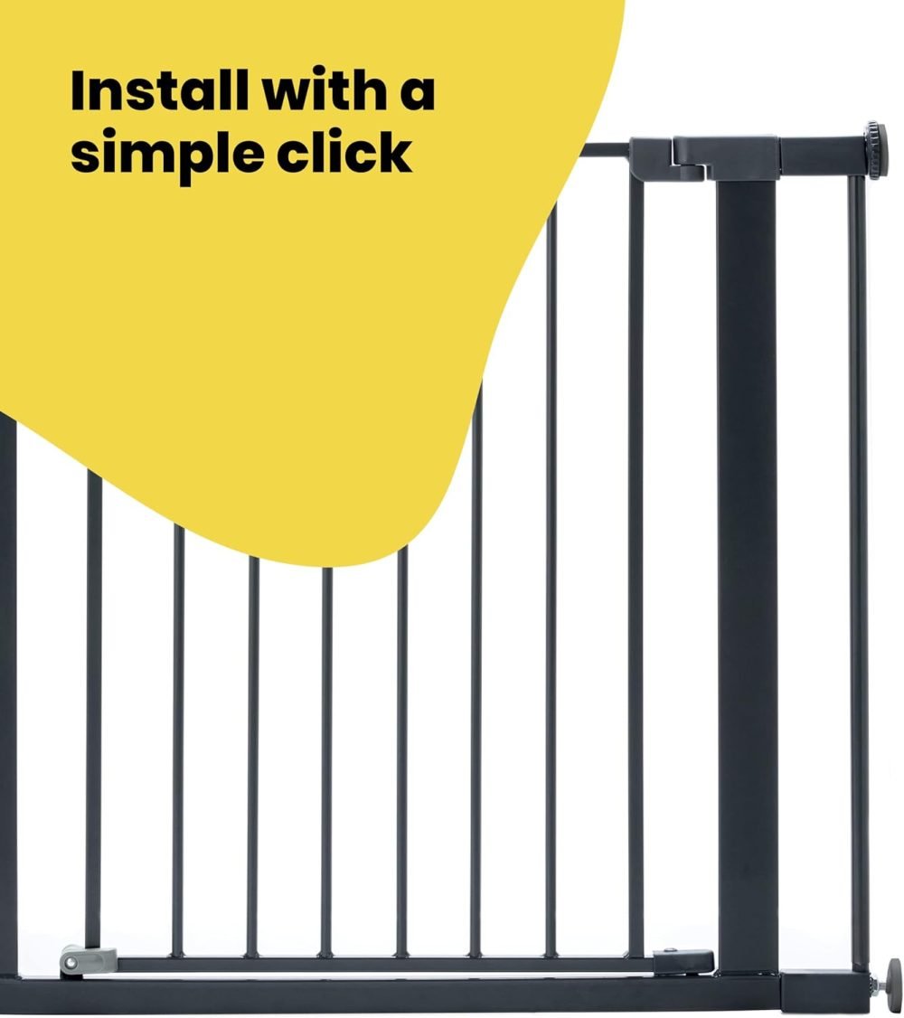 Safety 1st Easy Close Metal Gate, Pressure Fit Safety Gate, Baby Gate for Stairs and Doors - Image 17