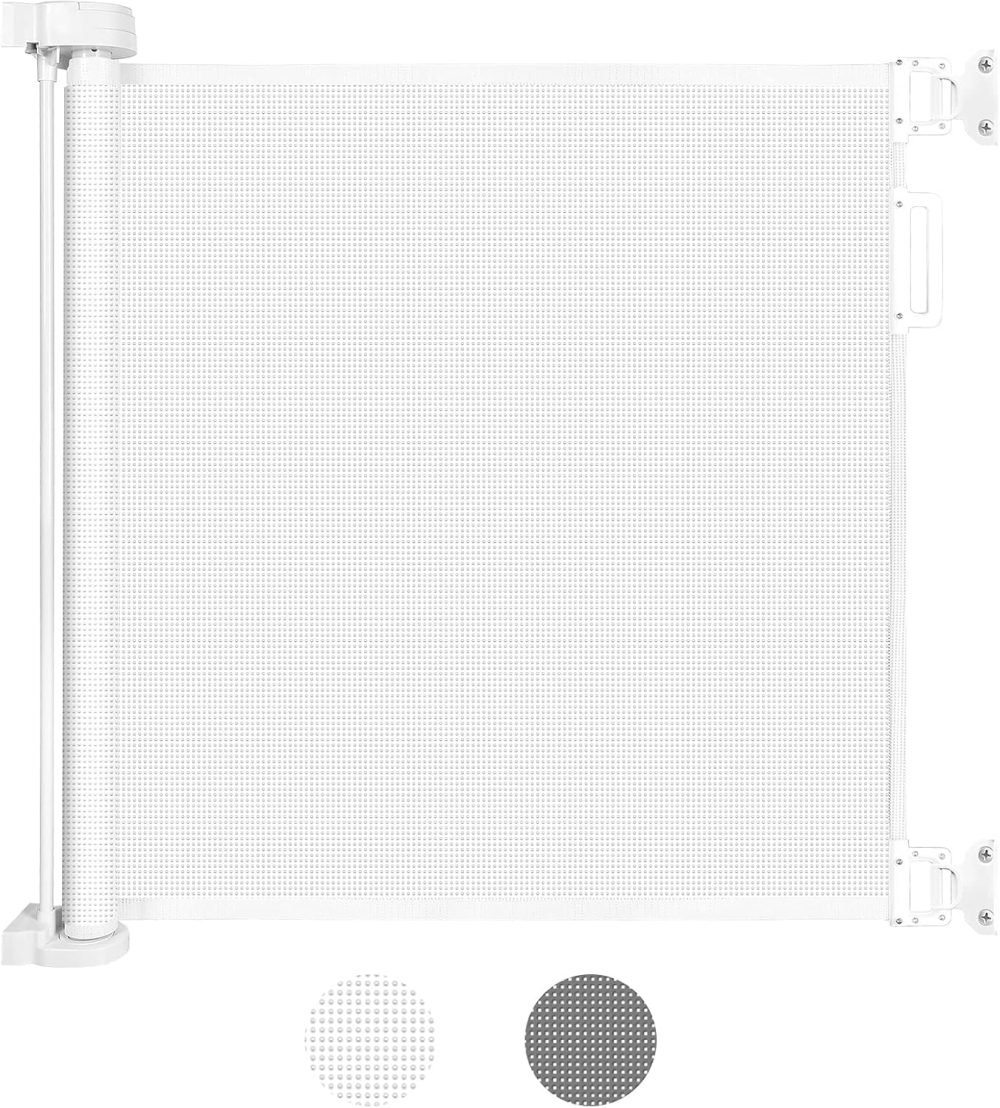 Looxii Retractable Stair Gate, Stair Safety Gate for Baby and Pets - Image 7