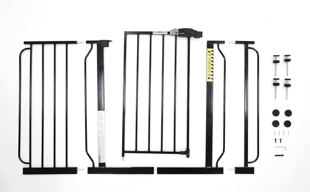 Regalo Easy Step 124cm Extra Wide Baby Gate, Platinum, Includes 10cm and 30.5cm Extension Kit - Image 13