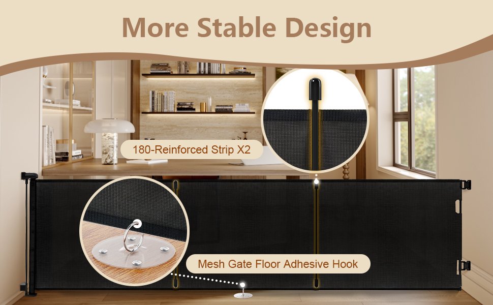 retractable baby gate