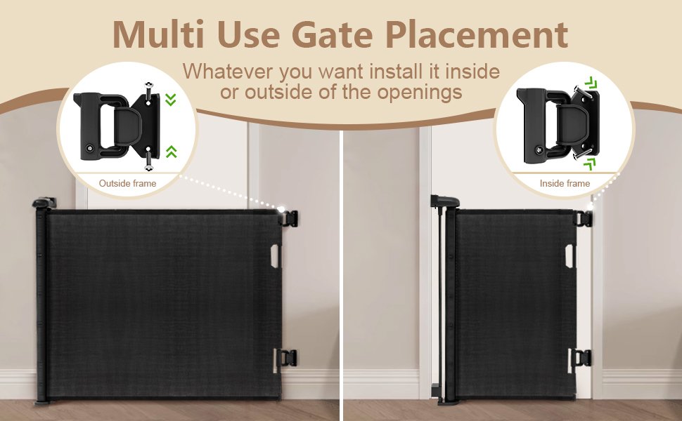 retractable baby gate