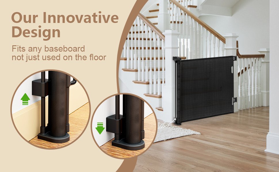 retractable baby gate