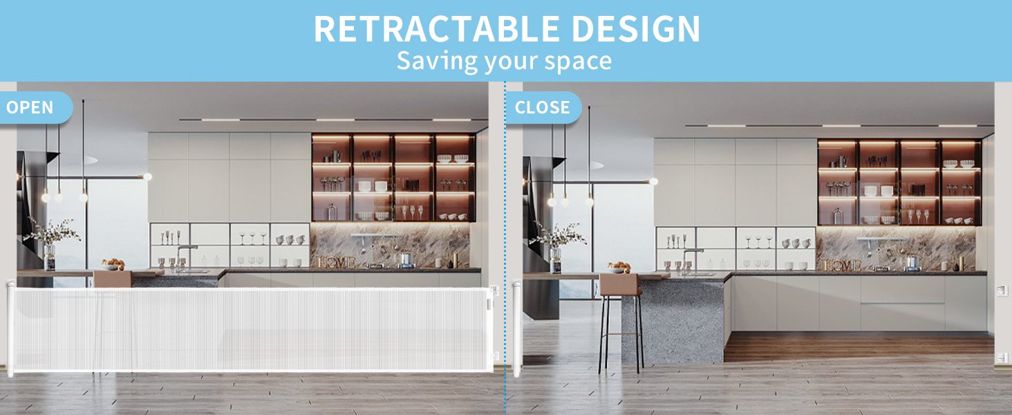 retractable design saving your space