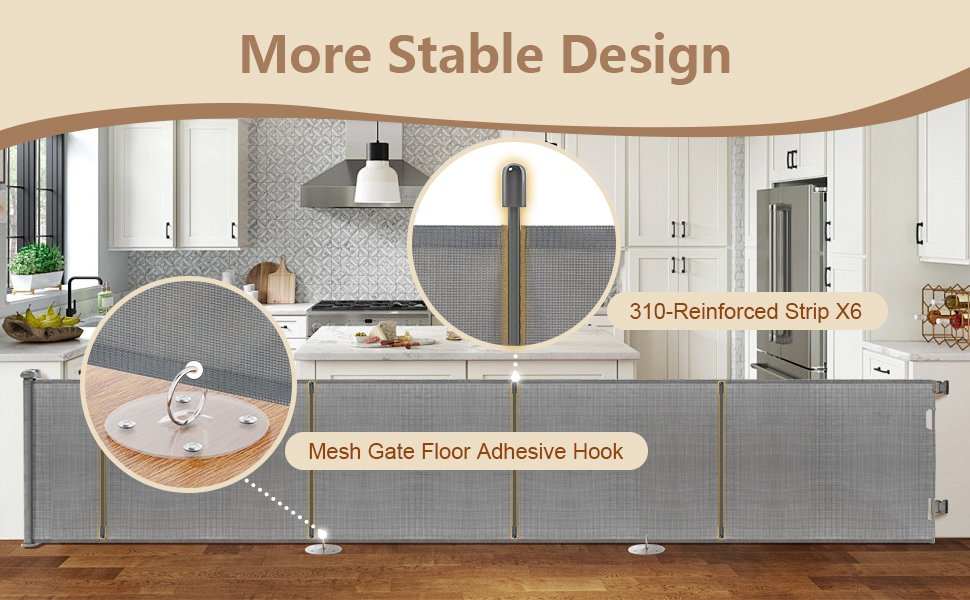 retractable baby gate