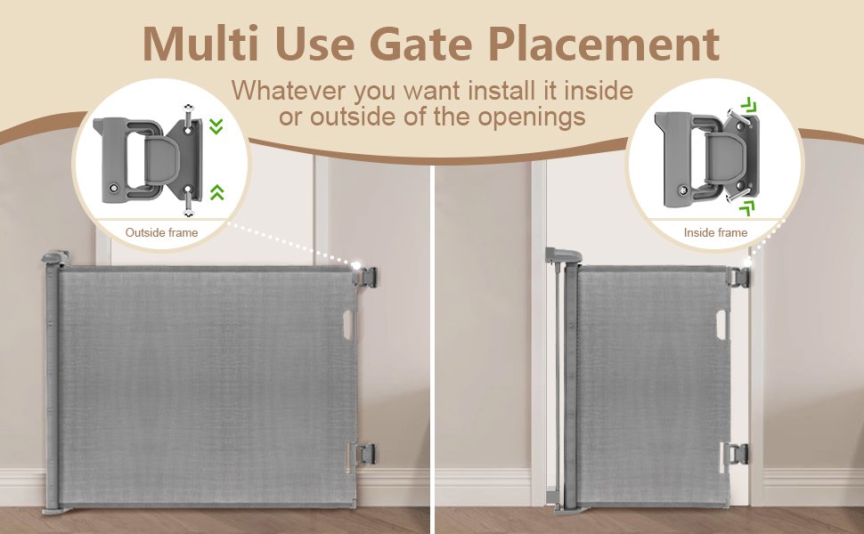 retractable baby gate