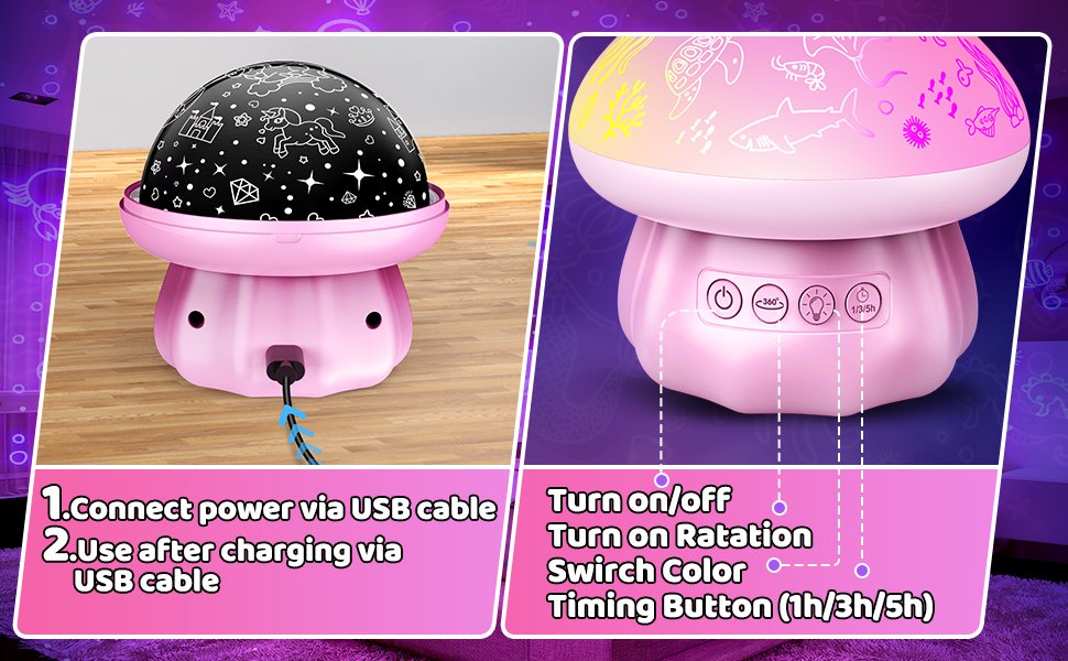 girls night light