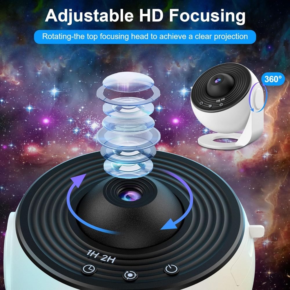 Mexllex Planetarium Star Projector, Realistic Galaxy Light Projector - Image 3