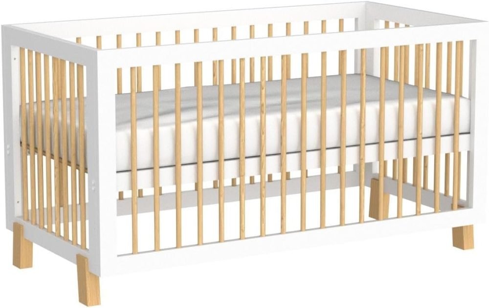 Love For Sleep ALEXANDER 4-in-1 Baby Cot Bed 140x70cm, Adjustable Mattress Base, Toddler and Day Bed, Converts into Sofa Bed, Wooden Barriers Included, Crib From Birth to 6 Years (Anthracite/Pine) - Image 12